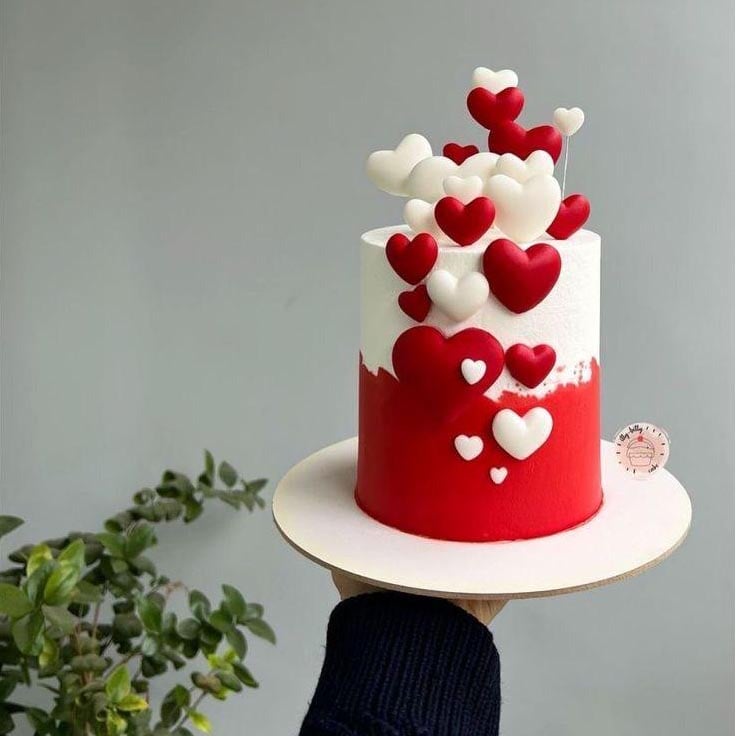 cake for valentine