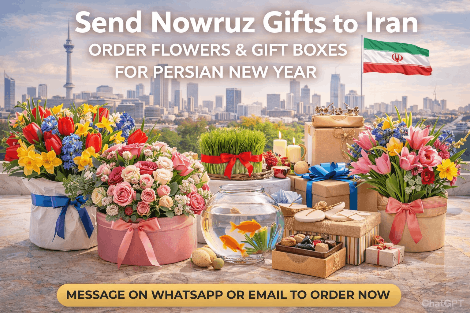 how to send Nowruz gifts to Iran