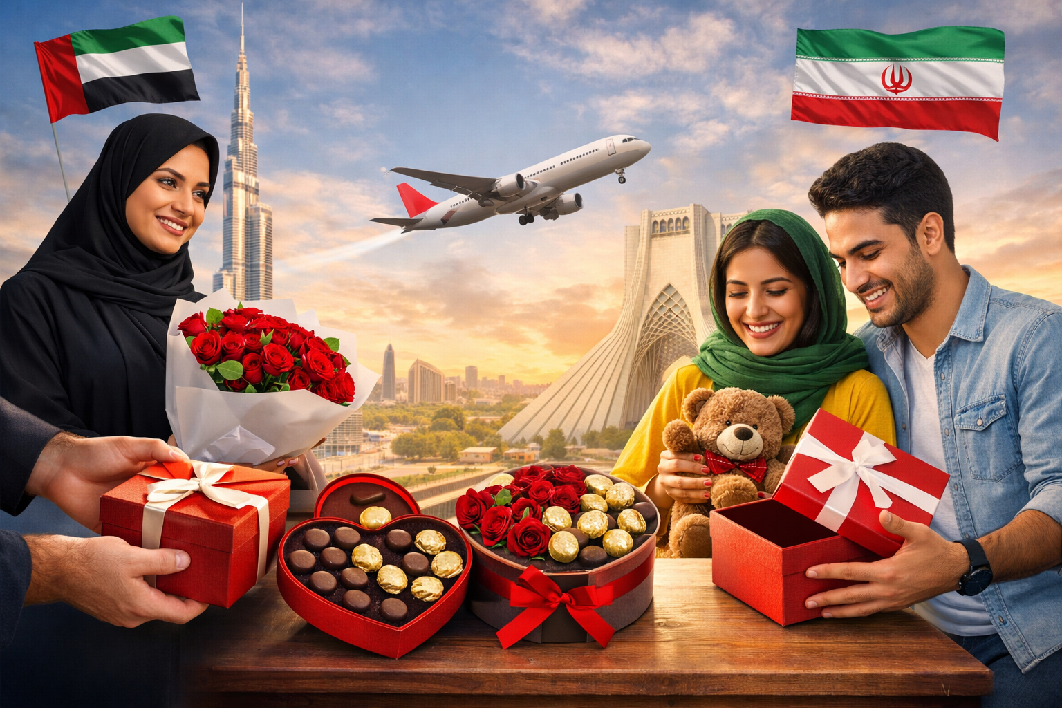 send flowers to Iran from UAE