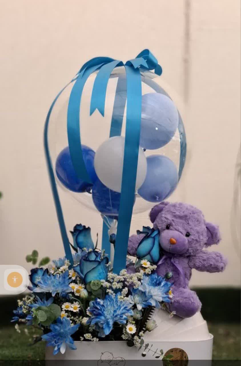 Balloon and doll box