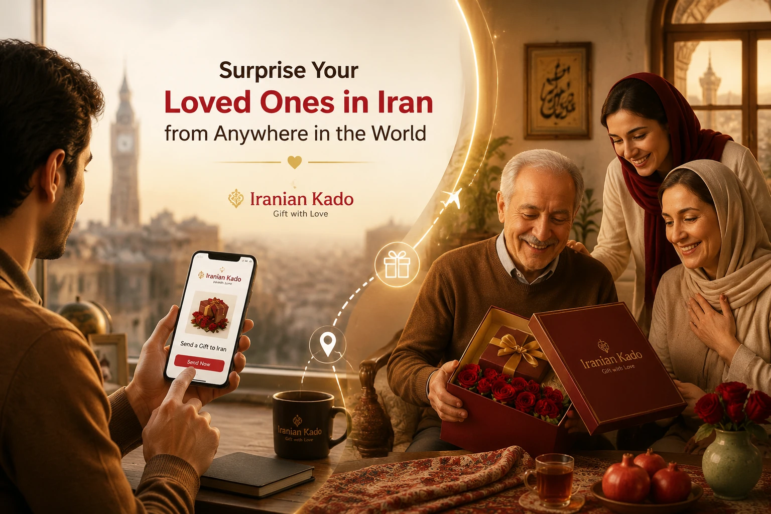 ارسال هدیه به ایران با ایرانی کادو